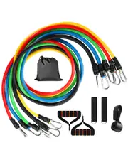 Fresh Fab Finds 11pc Resistance Bands Set