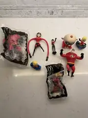 McDonalds Mr Incredibles Set Of 8! 6 Open 2 Sealed.