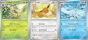 Leafeon Glaceon Eevee – Twilight Masquerade – Pokemon Card Lot – 011/167 & 054/167