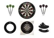 Bristle Dartboard + Wall Dart Protector + Sidewinder + Fatal Shot Steel