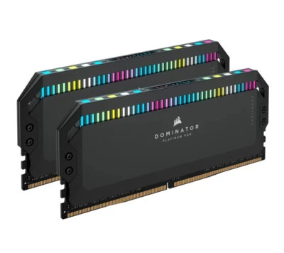 Corsair Dominator Platinum RGB 64GB (4x16GB) DDR5 UDIMM 6600Mhz C32 1.1V Black D