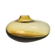 Oceanic Tinted Flagon Glass Vase Amber
