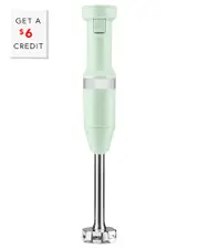KitchenAid Corded Variable-Speed Pistachio Immersion Blender with Blending Jar with $6 Credit