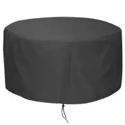 Fire Pit Cover 48 Inch Cover for 40-48 Inch round Firepit Waterproof Windproo