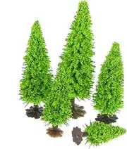 15pcs Small Tree Landscape Model Miniature Garden Little Party Christmas Tree Artificial Wedding Outdoor Mini Model Trees Decorations Trees Mini Trees Fake Tree Pine Plastic