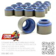 CROW CAMS VITON VALVE STEM SEALS CHEV V8 307-327-350 [HOLDEN HK-HT-HG-HQ MONARO]