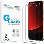 [KATIN] [2-Pack] Screen Protector for Samsung Galaxy S24 Plus / S24+ 6.7-inch Tempered Glass, Supports Ultrasonic Fingerprint, Anti Scratch, Bubble Free, 9H Hardness, Case Friendly