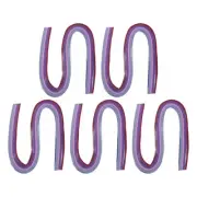600pcs Quilling Strips Paper 5mm 21" Origami Paper Quilling Strip, Purple