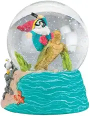 Summer Coastal Gnome Snow Globe by Old World Christmas--6.25"H--Shake--#54018