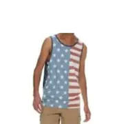 Men's Urban Pipeline Flag Graphic Tank - Small - NWT