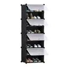 SOGA 8 Tier Shoe Rack Organizer Sneaker Footwear Storage Stackable Stand Cabinet