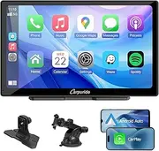 2025 CARPURIDE C98 9 Inch Car Play Screen for Car, Compatible with Wireless/Wired Apple CarPlay, Android Auto and Mirror Link - Bluetooth Audio, Navigation,Siri, FM, AUX
