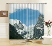 3D Mountain 536 Blockout Photo Curtain Printing Curtains Drapes Fabric Window AU