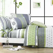 Fabric Fantastic Dexter Queen Size Quilt/doona/duvet Cover Set