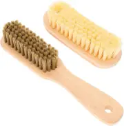 Sand Removal Beach Brush Set - 2Pcs Soft Brushes for Cleaning Surf and Sand, Bir
