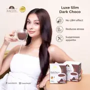 Luxe Slim Dark Choco Chocolate Drink 10 Sachets - FREE SHIPPING
