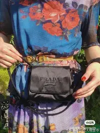 在飛比找Yahoo奇摩拍賣-7-11運費0元優惠優惠-二手 Prada 新款Vintage中古包斜挎包 1BD66