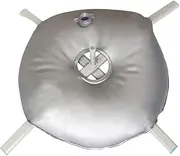 Ｂｅｓｇａ Beach Umbrella Stand Feather Banner Flag Pole,Flagpole Base,Ground Base with Water Bag,Round Weight Bag for Garden Courtyard