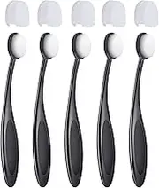 UNIMEIX 5 Pack Blending Brushes for Card Making Art Blending Tools Blender Brush Ink Blending Brushes for Crafts Black with Cover
