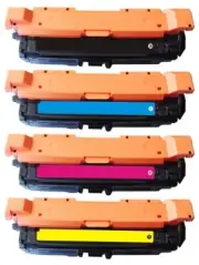 Compatible for CE260A Standard Yield Toner Set, B/C/M/Y