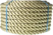 3/4 in X 100 FT Double Braid Polyester Rope Tensile Strength Pulling Rope for Pl