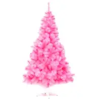 在飛比找Yahoo奇摩購物中心優惠-摩達客 台製6尺(180cm)特級粉紅色松針葉聖誕樹 裸樹 