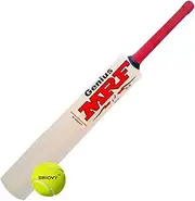 BRIOVY Genius Virat Kohli Popular Willow Full Size Cricket Bat with Ball