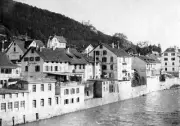 Switzerland canton of Aargau town of Baden 1910 OLD PHOTO