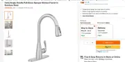 Glacier Bay Carla Pull-Down 1-Handle Kitchen Faucet in Stainless Steel