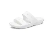 Crocs Classic Sandals Slippers Summer Slides Flip Flops Thongs - White