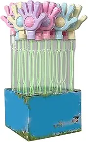 Bubble Wand - 10x Handheld Bubble Wands - Assortment Party Favors Toys, Outdoor Entertainment Activity for Boys and Girls