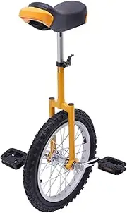 24" Wheel Unicycle, Outdoor Unicycle, Leak Proof Tire Wheel Cycling, Height Adjustable Exercise Bicycle, Ideal for Office Workers, Students, Cycling Enthusiasts, Balance Training