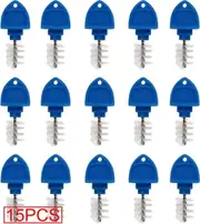 Beer Plugs Tap Brush,15 Pcs Beer Faucet Tap Cleaning Plug Brush for Draft Beer Faucet Cap