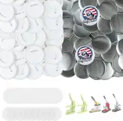 400 PCS Button Maker Supplies 2.95 inch / 75mm Button Parts Button Supplies A...