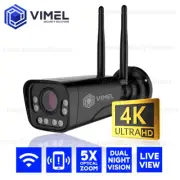 Wireless Night Mode WIFI Security Camera 24/7 ULTRA HD 4K 5X Optical Zoom