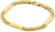 [Dankadi] Men 6mm Miami Cuban Link Bracelet Rhodium Plated Hypoallergenic 925 Sterling Silver Fine Jewelry Hip Hop Cuff Chain Bangles For Women Teen Boy Birthday Gift