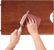 Wood Chopping Boards | Fruit Cutting Board,Thick Hard Wood Chopping Board, Household Solid Wood Cutting Board for Vegetable, Meat