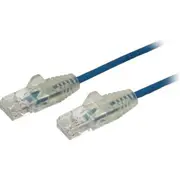 StarTech.com N6PAT200CMBLS Cat6 - Slim Patch Cord - 2m - Blue Slim CAT6 Patch Cord - Male to Male [N6PAT200CMBLS]