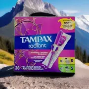 Tampax Radiant Tampons 28 Count Unscented (16) Regular (12) Super, Leakguard