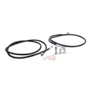 Tusk Front UTV Steel Braided Brake Line For POLARIS RZR XP Turbo EPS 2016-2021