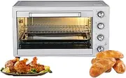 Household Electric Oven，60 Liter Capacity, Touch Screen Control, 1800w Multifunctional Electric Oven, Adjustable Temp and Timer, 4 Baking Modes, Can Be Used for Grilling, Baking and Baking Etc