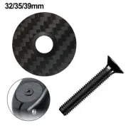 Lightweight and Stylish Carbon Fiber Bike Headset Stem Cap Cover 28 631 835mm