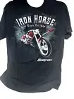 Snap-On T-Shirt L Black Iron Horse Best Tools Motorcycle Graphic BRAND NEW