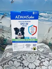 Adams Plus Flea & Tick Prevention Spot On, Large Dogs 31 To 60 lb New/Sealed