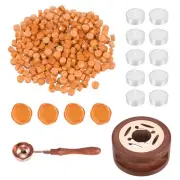 Wax Seal Kit, 300 Wax Beads, Candles, Fresh Orange