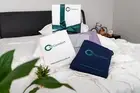 OzComfort 100% Natural Bamboo Bedsheet Set White Soft Smooth Silky Ultra Cooling