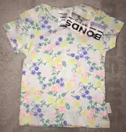 BONDS Newbies 100% Cotton Floral Tshirt 000 *BNWT*. 10 Items = $5 Post