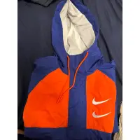 在飛比找蝦皮購物優惠-（二手）NIKE SWOOSH 連帽外套 雙勾 風衣 運動 