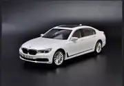 1/18 Scale BMW 7 Series 750 Li 2017 White Diecast Car Model Toy Collection