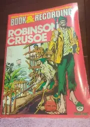 Peter Pan Records Robinson Crusoe Book & Recording 45 rpm PR 41 STILL SEALED
